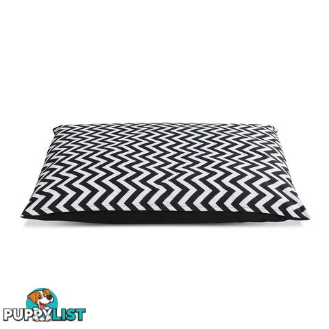 Washable Wavy Stripe Heavy Duty Pet Bed - XXLarge