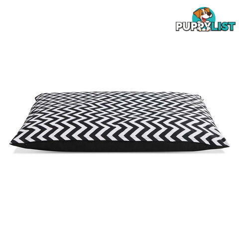 Washable Wavy Stripe Heavy Duty Pet Bed - XXLarge