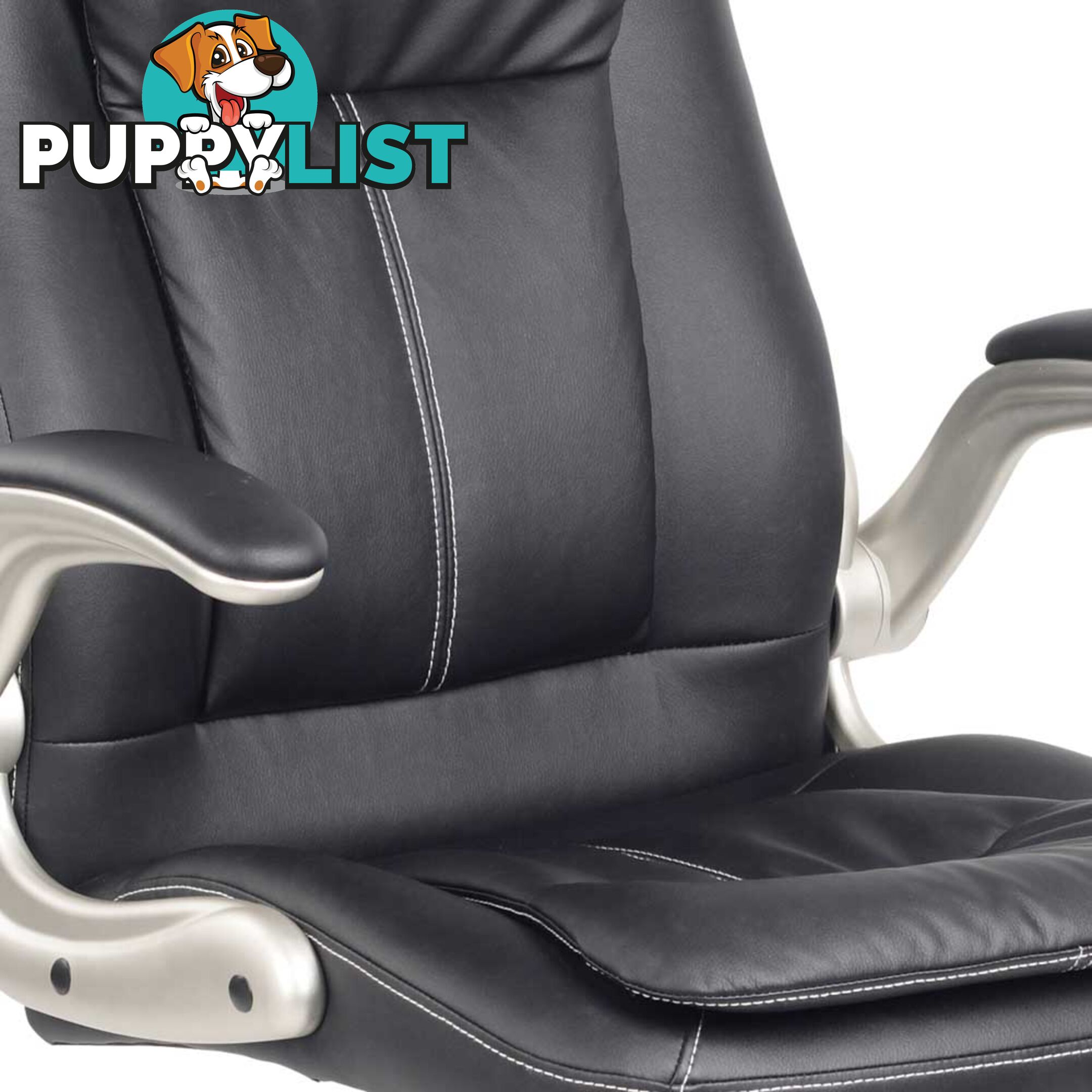 Executive PU Leather Office Computer Chair Black