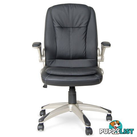 Executive PU Leather Office Computer Chair Black