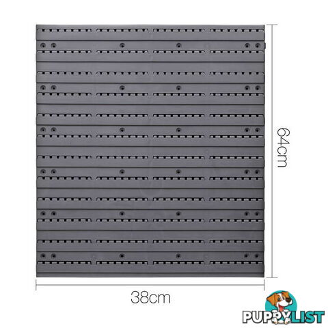 44 Piece Bin Wall Mounted Storage Rack