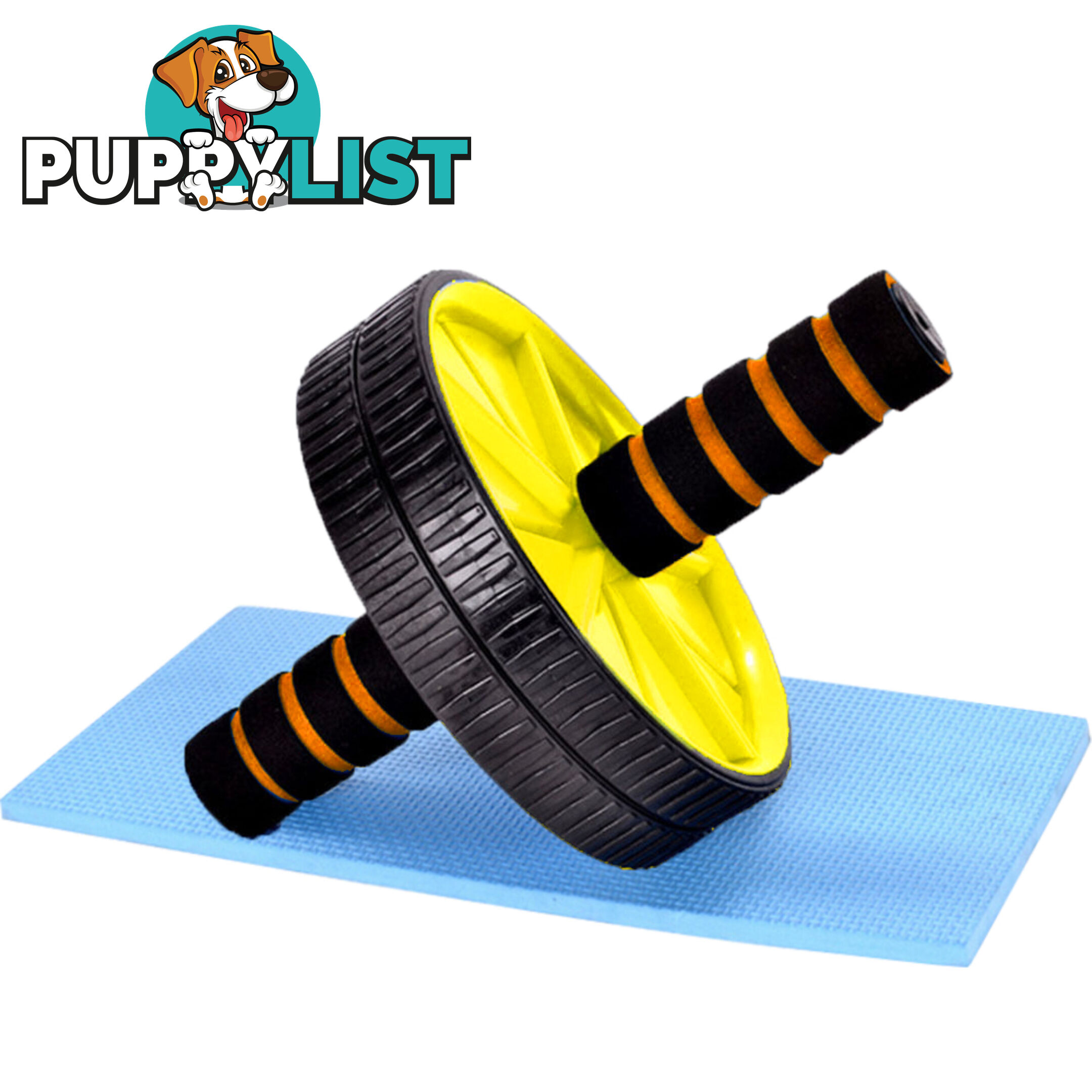 ABS Abdominal Exercise Wheel Gym Fitness Machine Body Strength Traning Roller