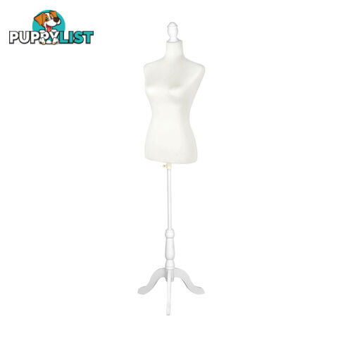 Female Mannequin Cloth Display Tailor Dressmaker White