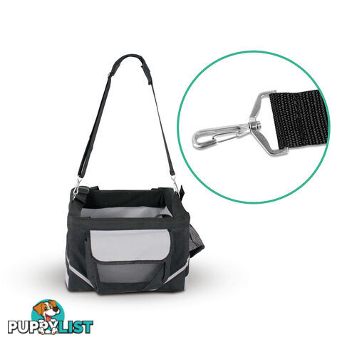 Pet Bicycle Carrier with Safety Leash