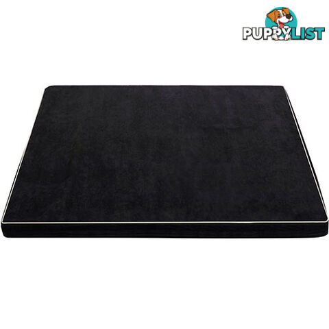 Pet Dog Anti Skid Sleep Memory Foam Mattress Bed Medium Black