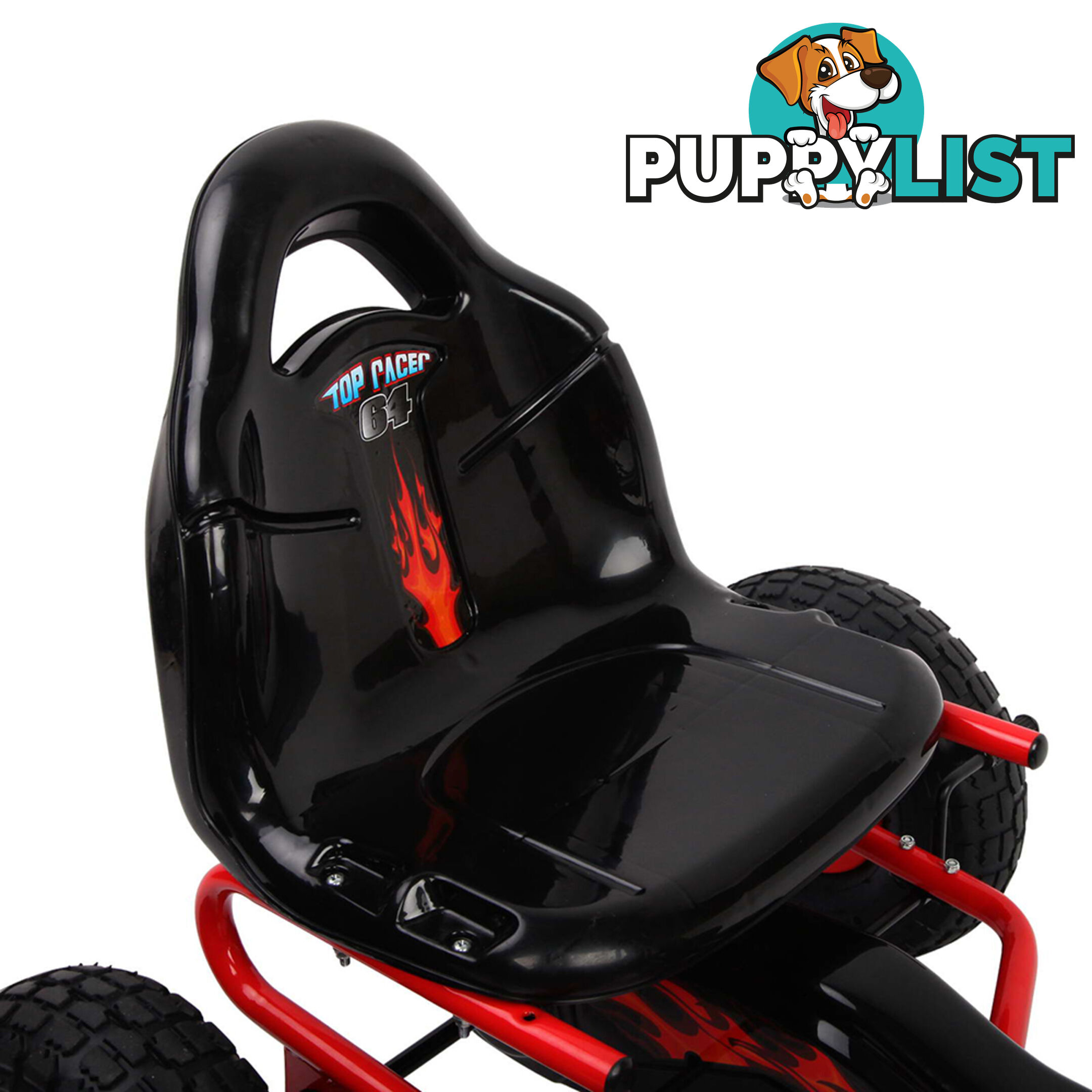 Kids Pedal Go Kart - Red