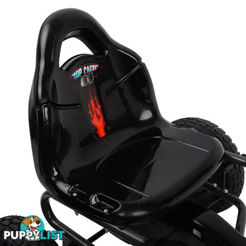 Kids Pedal Go Kart - Black