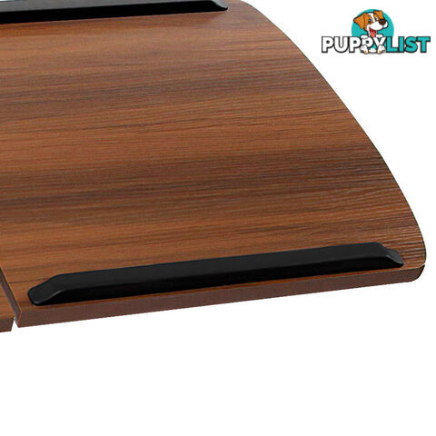 Mobile Adjustable Laptop Desk - Walnut