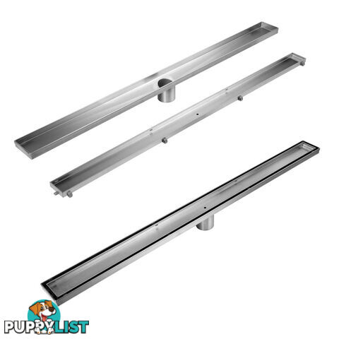 Tile Insert Stainless Steel Shower Grate Drain Floor Bathroom 900mm