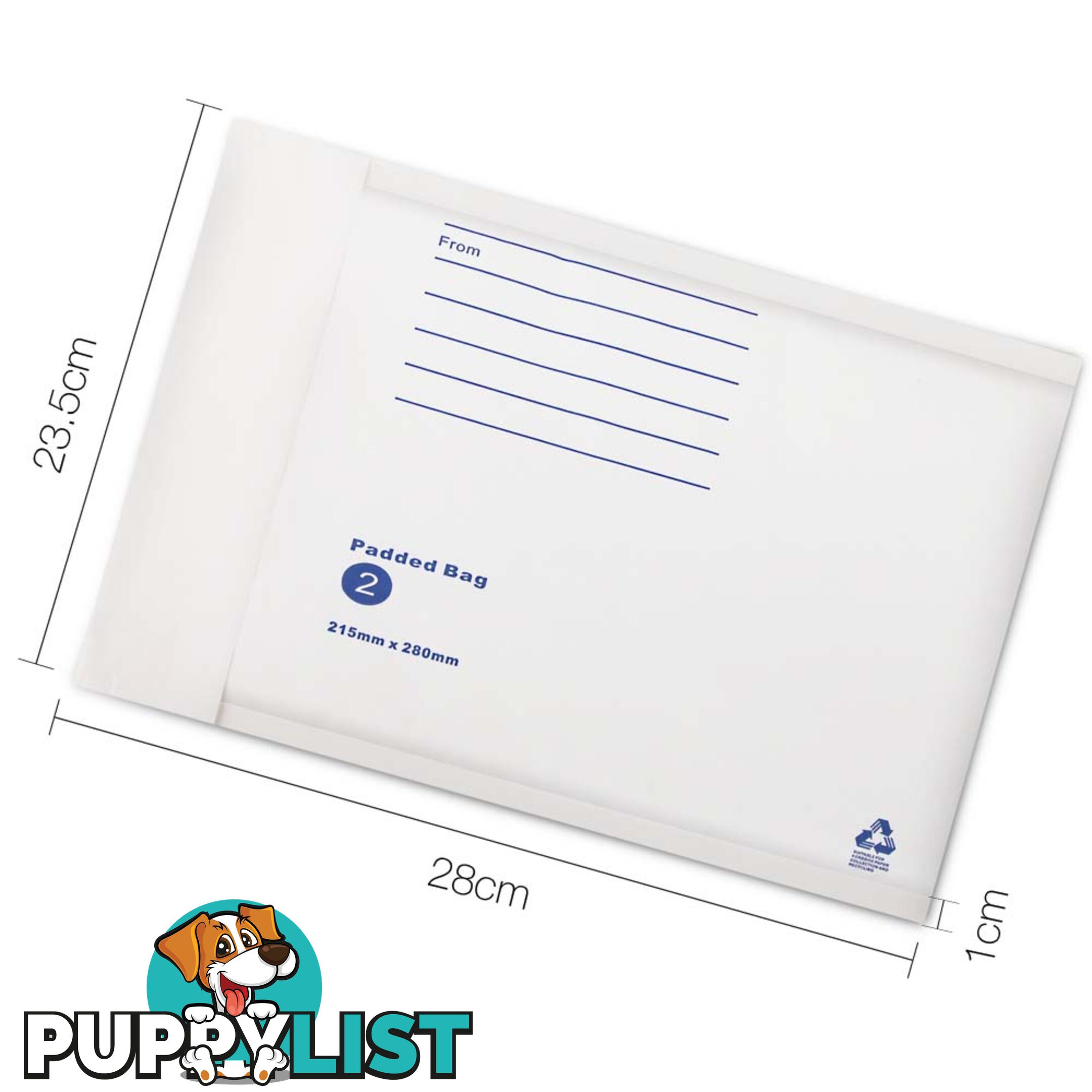 Bubble Padded Mail Envelopes 100pcs 215mm x 280mm