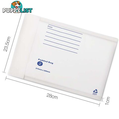 Bubble Padded Mail Envelopes 100pcs 215mm x 280mm