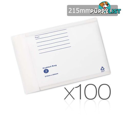 Bubble Padded Mail Envelopes 100pcs 215mm x 280mm