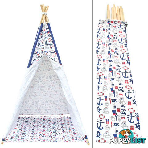 4 Poles Teepee Tent w/ Storage Bag