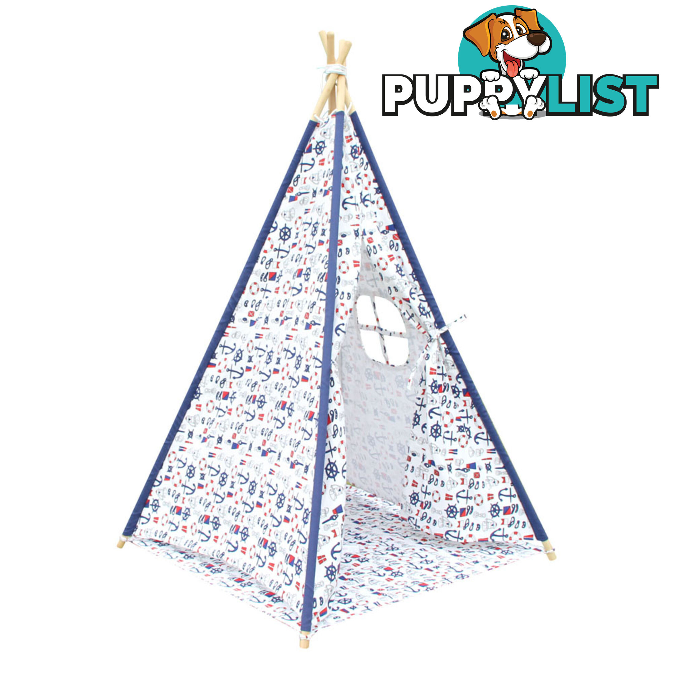 4 Poles Teepee Tent w/ Storage Bag