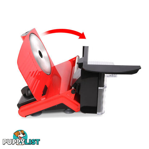 150W  Meat Slicer with Stainless Steel Blade - Red