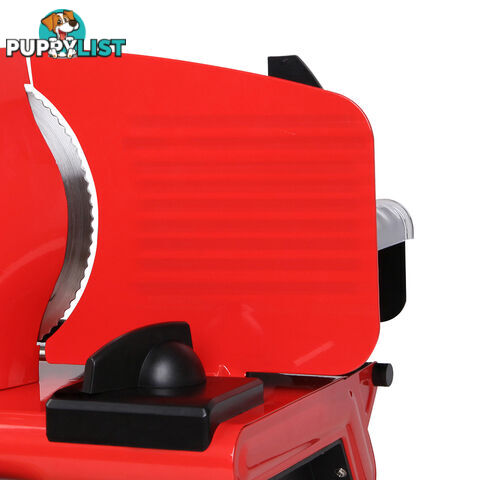 150W  Meat Slicer with Stainless Steel Blade - Red