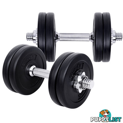 15kg Fitness Gym Exercise Dumbbell Set