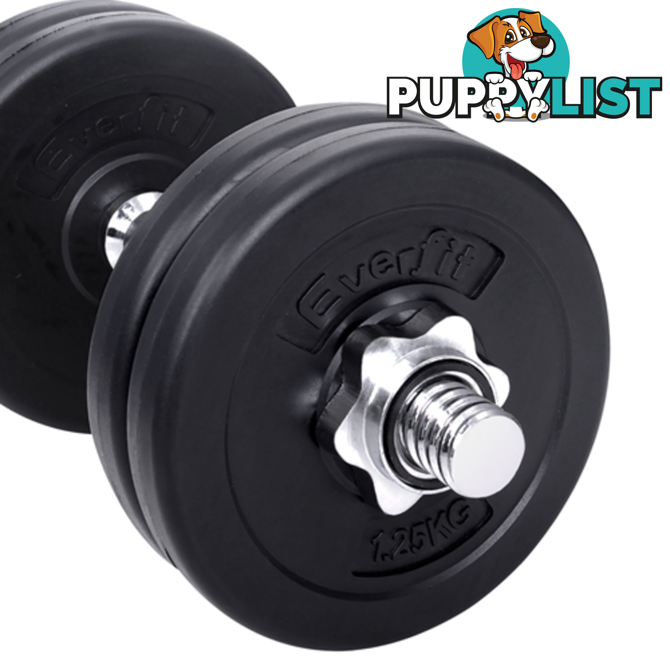 15kg Fitness Gym Exercise Dumbbell Set