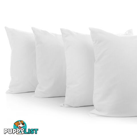 Set of 4 Pillows - 2 Soft & 2 Medium