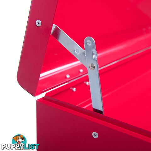 9 Drawers Tool Box Chest Red