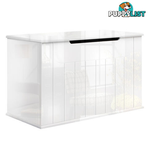 Baby Toy Box Nursery Wood Storage Chest Organizer White