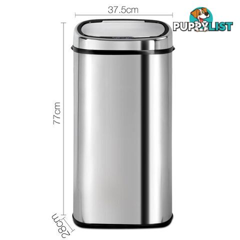 Stainless Steel Motion Sensor Rubbish Bin _ 68L