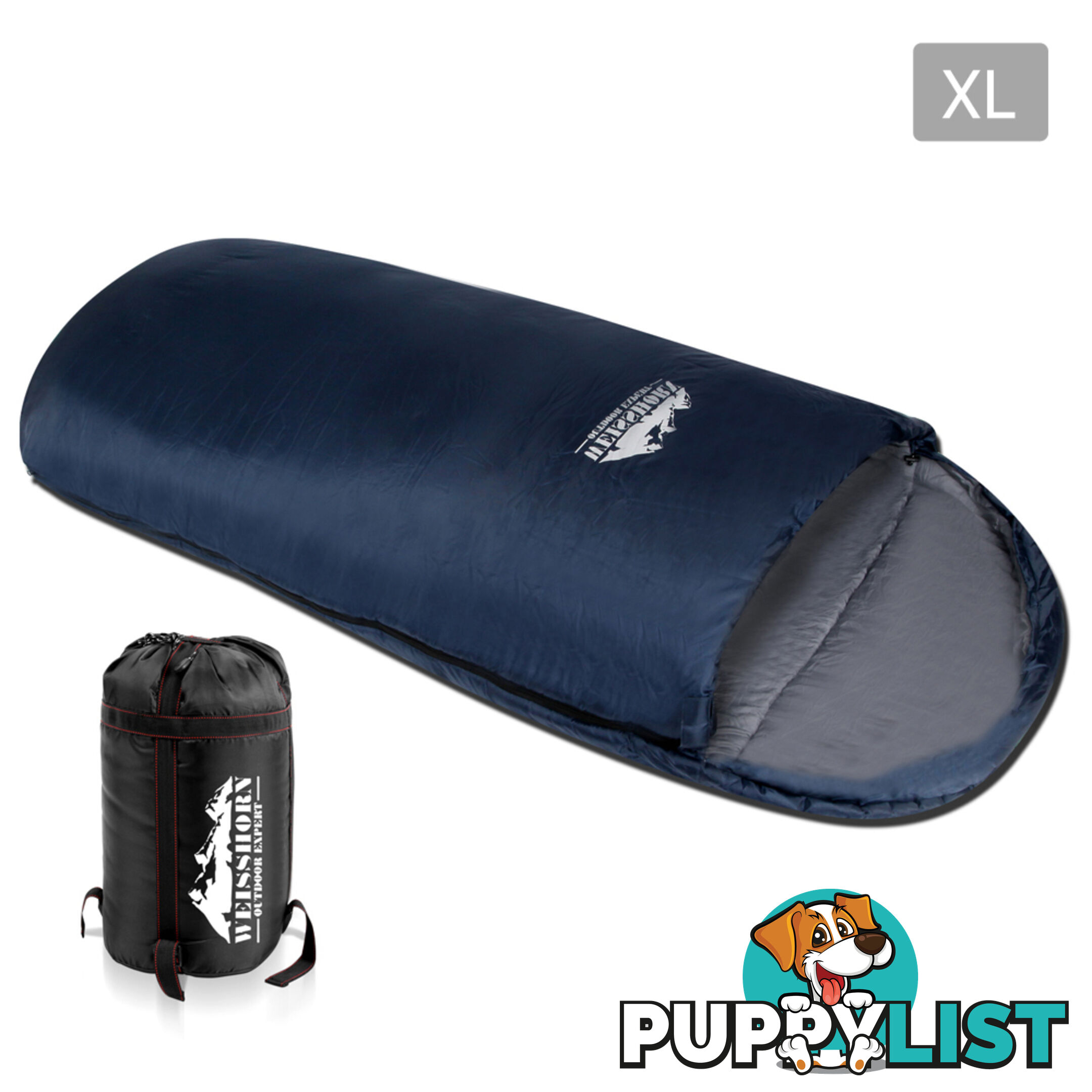 Wesshiorn Pebble-shaped Extra Large Sleeping Bag Navy