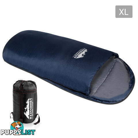 Wesshiorn Pebble-shaped Extra Large Sleeping Bag Navy