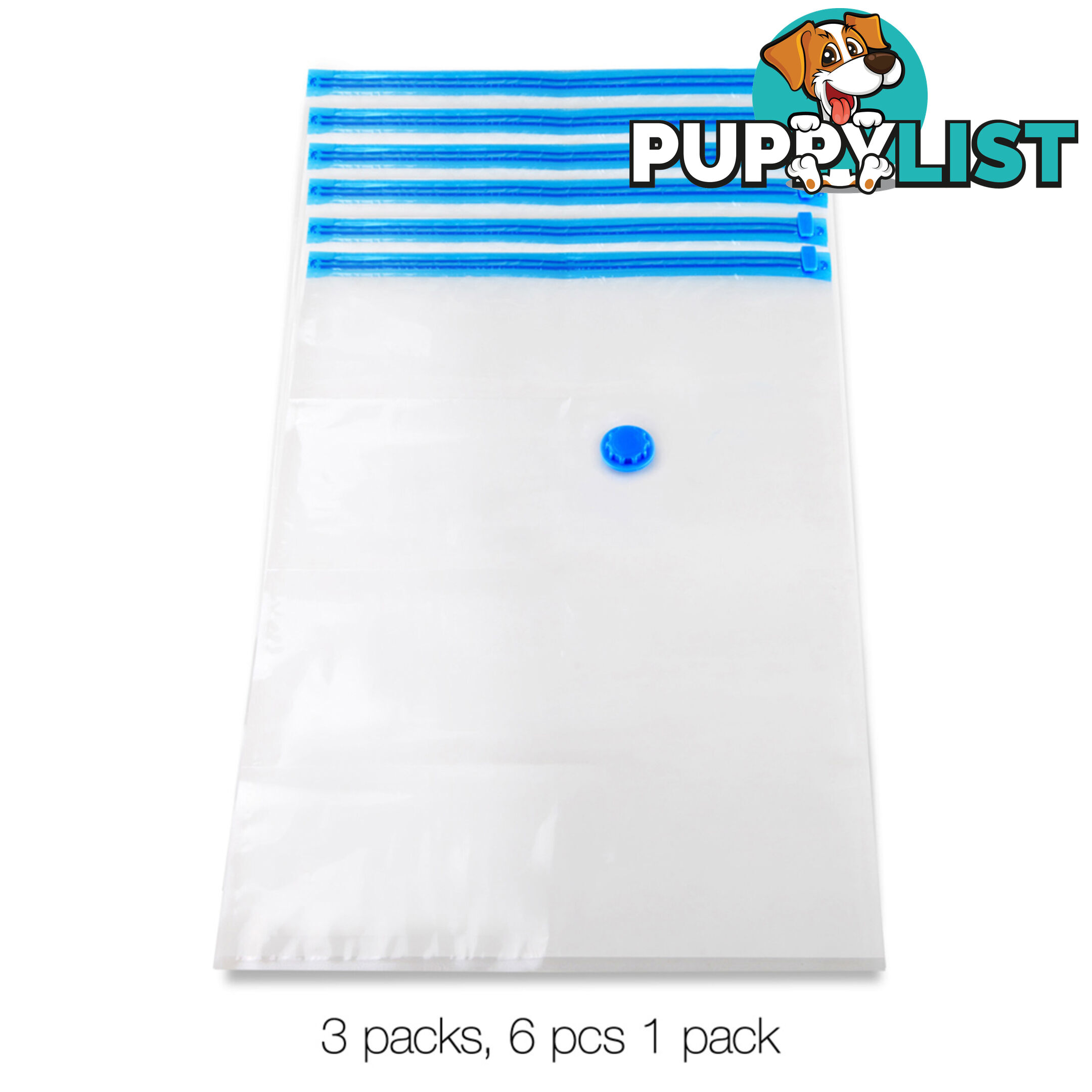 Set of 18 Vacuum Storage Bags 60 x 80cm