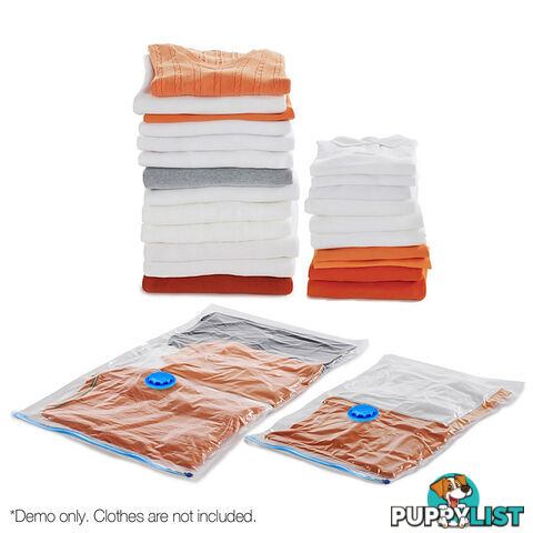 Set of 18 Vacuum Storage Bags 60 x 80cm