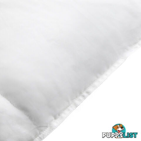 Duck Feather Down Quilt King White