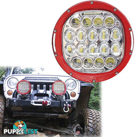 PAIR 185W CREE LED Driving Light Offroad Spotlights DRL Replace HID Bar 96W Red