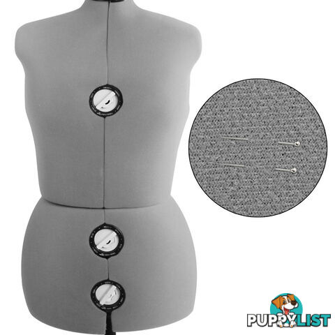 Adjustable Dressmaking Mannequin SZ14-20 - Grey