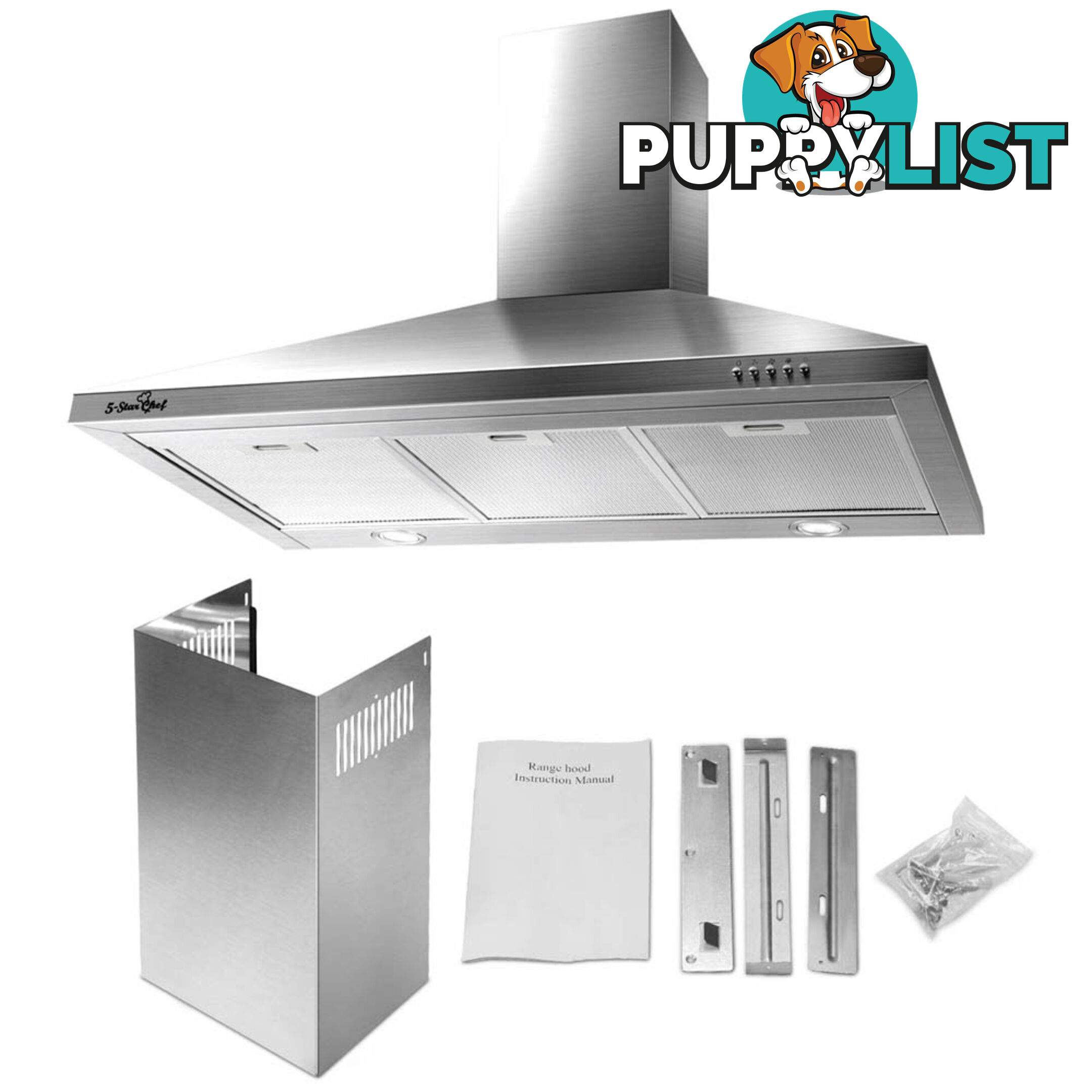 90CM Wall Mount Range Hood