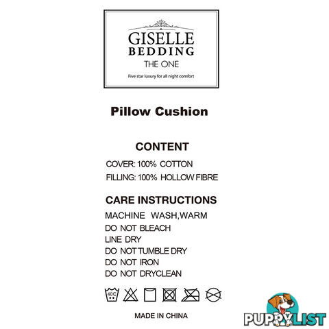 Set of 4 Pillows - 2 Firm & 2 Medium