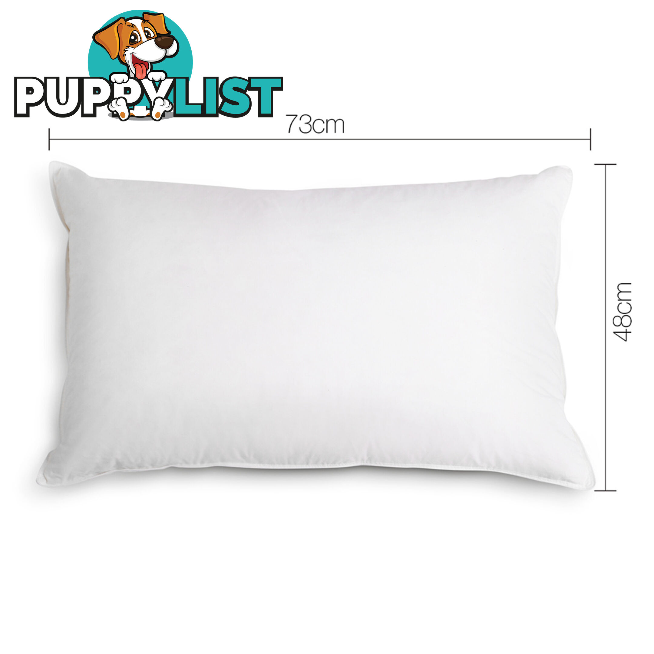 Set of 4 Pillows - 2 Firm & 2 Medium