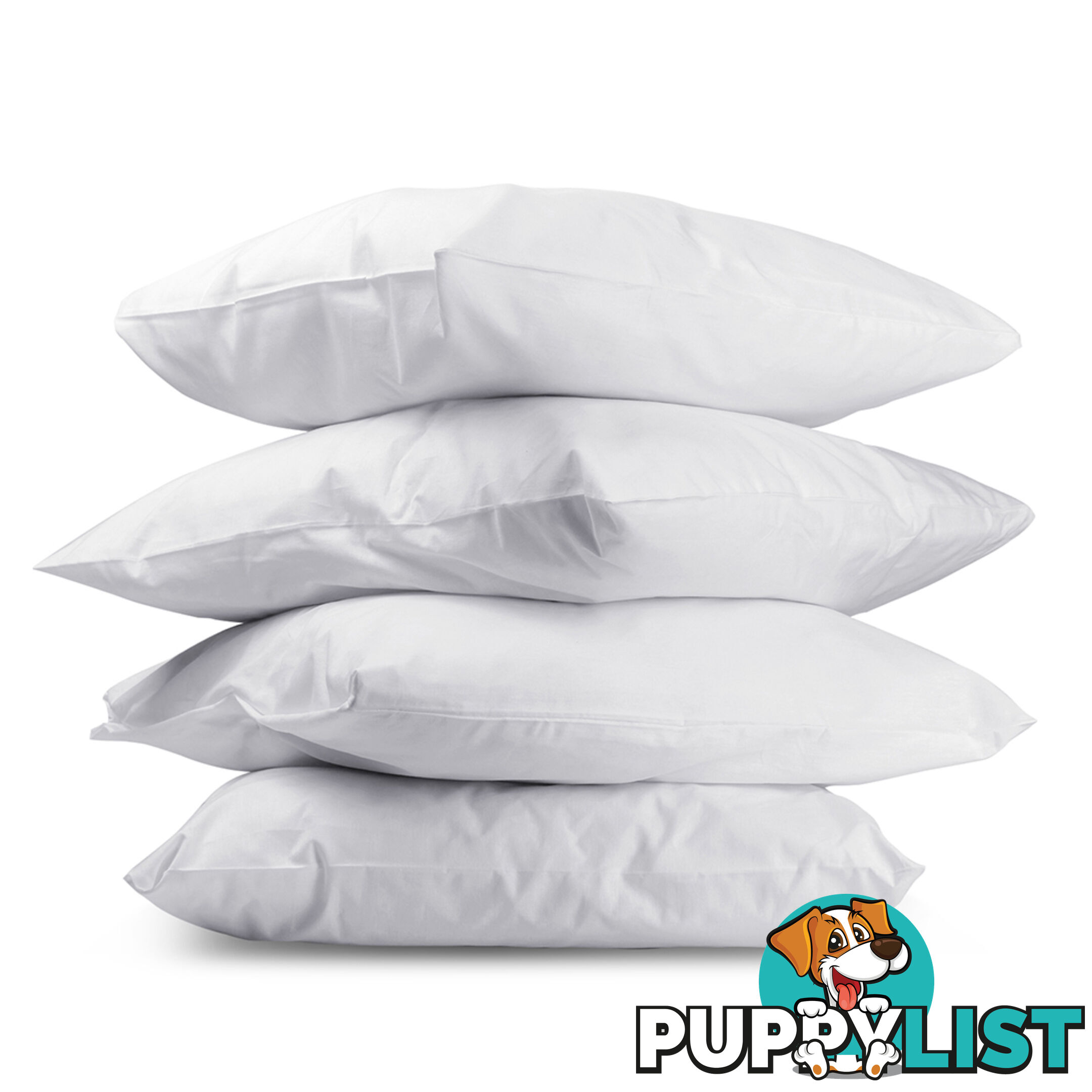 Set of 4 Pillows - 2 Firm & 2 Medium