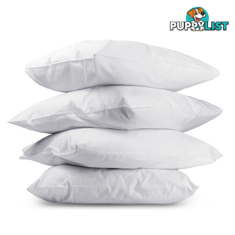 Set of 4 Pillows - 2 Firm & 2 Medium