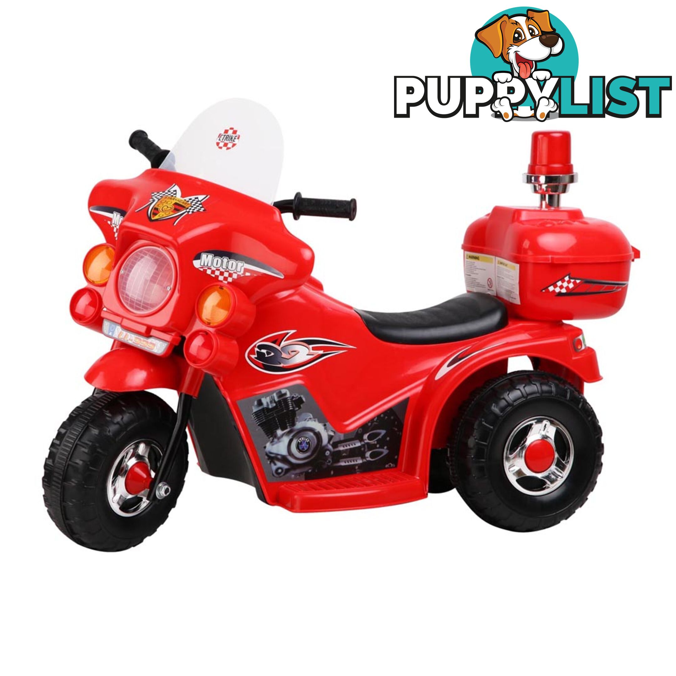 Kids Ride on Motorbike Red