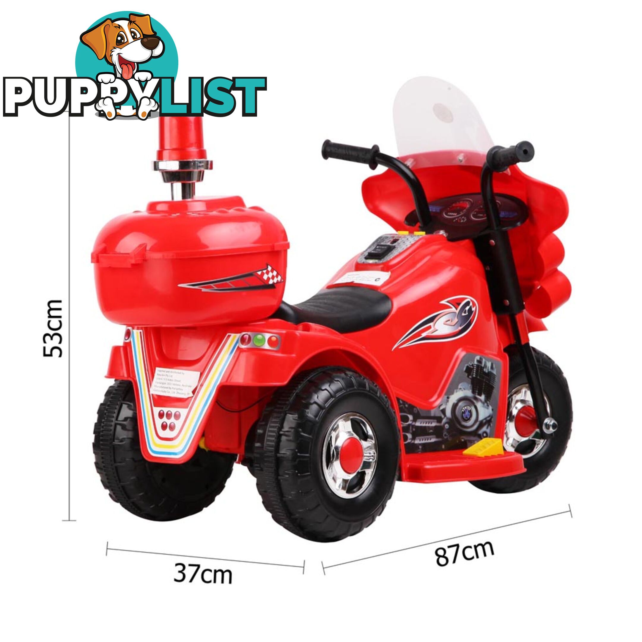 Kids Ride on Motorbike Red