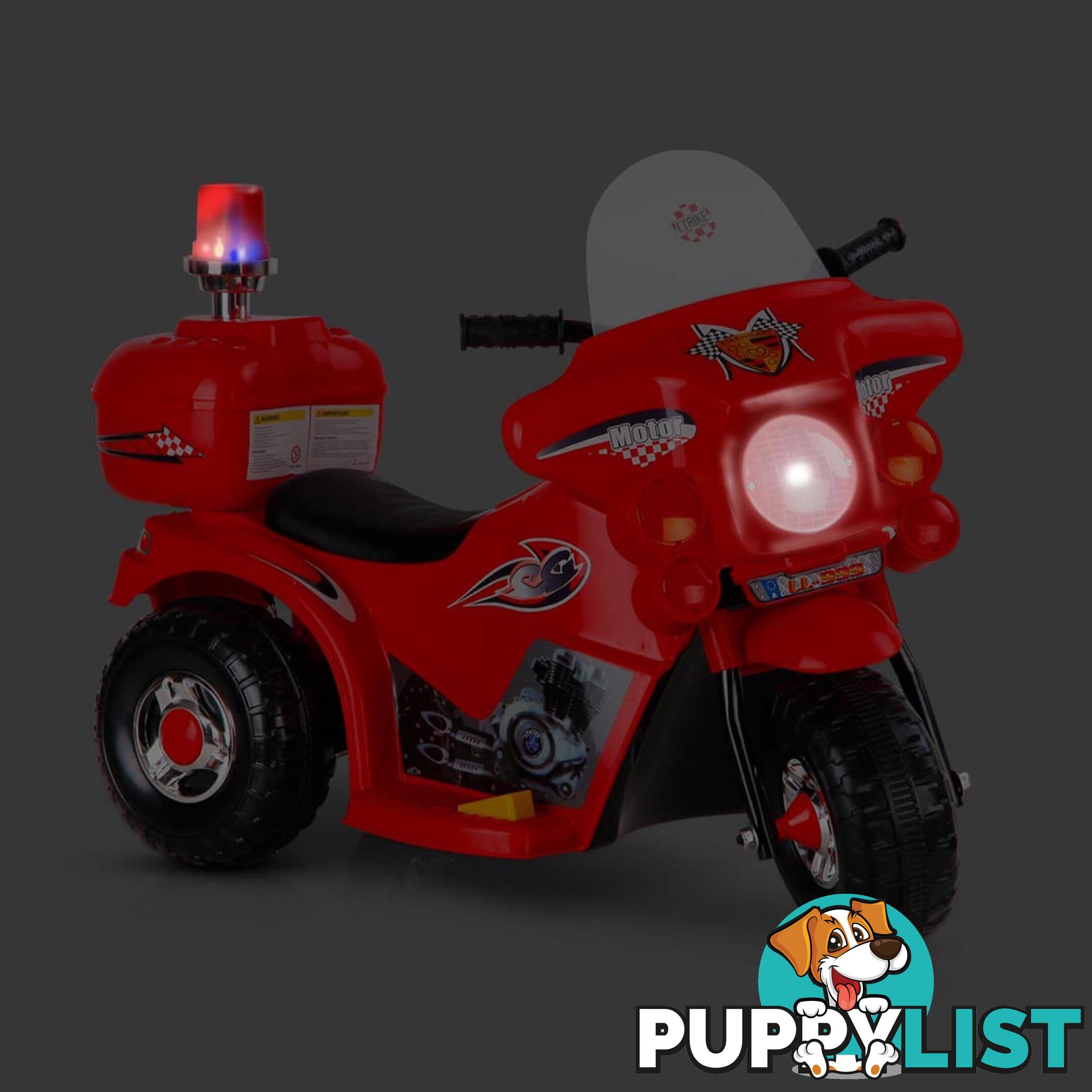 Kids Ride on Motorbike Red