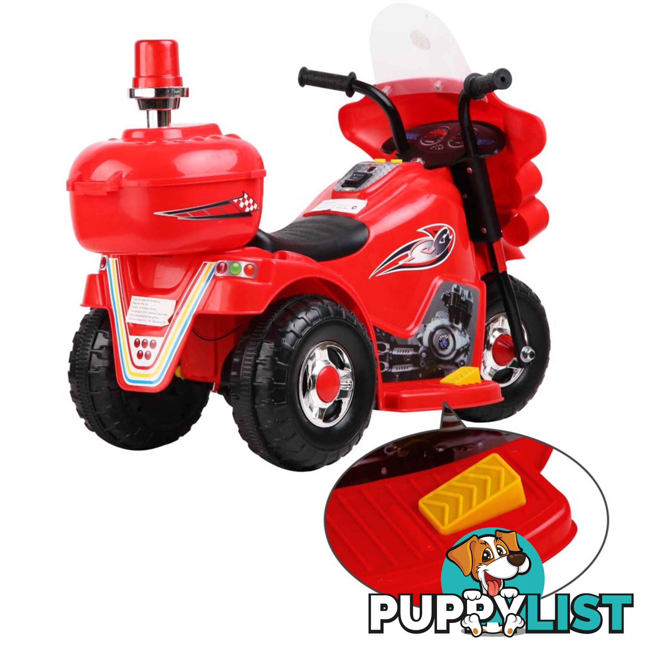 Kids Ride on Motorbike Red