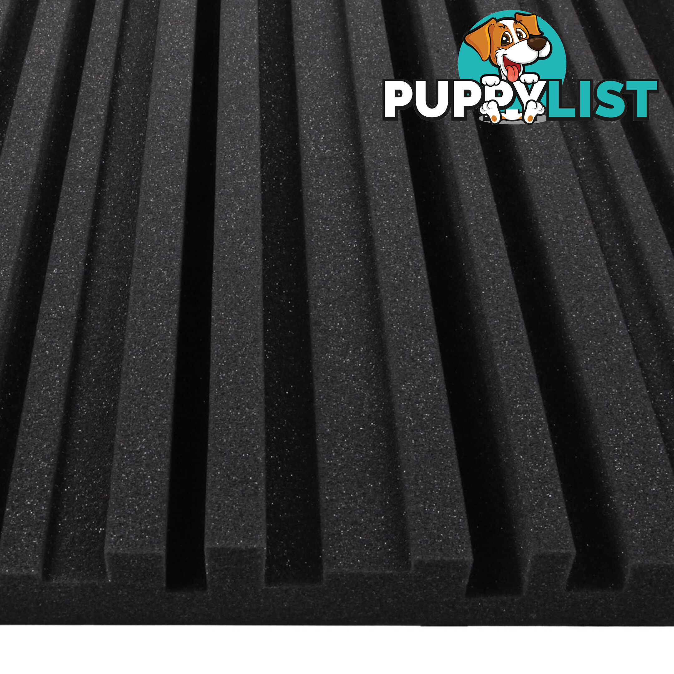 Set of 10 Studio Acoustic Foam Black