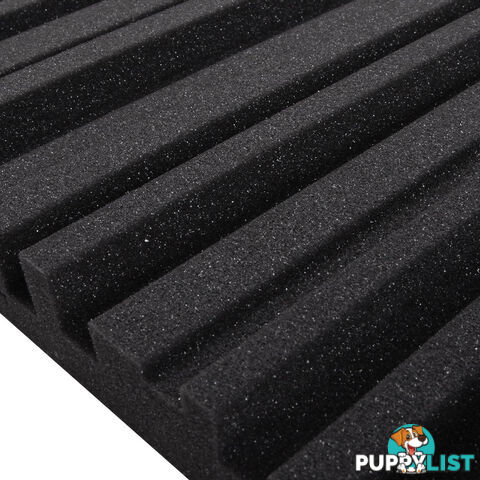 Set of 10 Studio Acoustic Foam Black