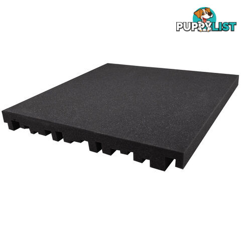 Set of 10 Studio Acoustic Foam Black