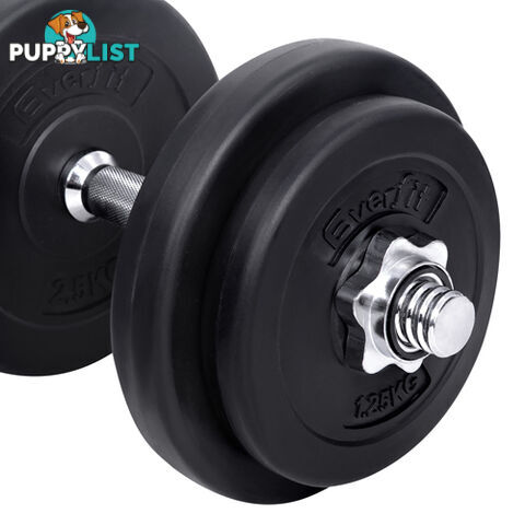 20kg Fitness Gym Exercise Dumbbell Set