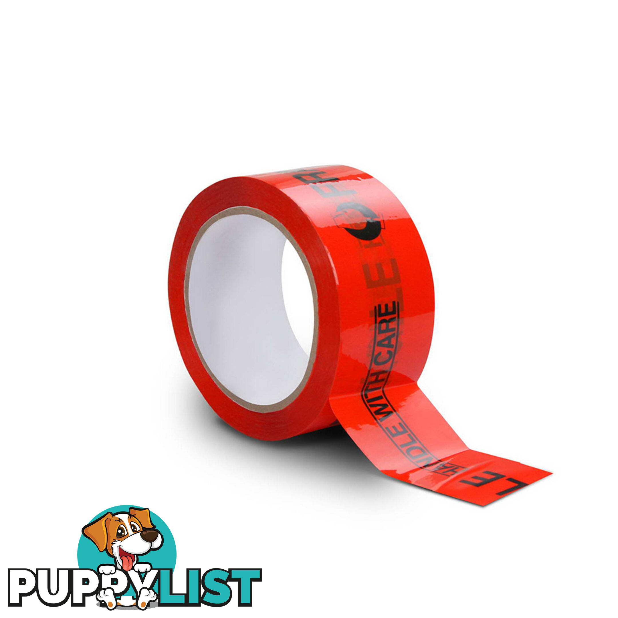 108 Rolls Red Fragile Tape 48mm x 75m