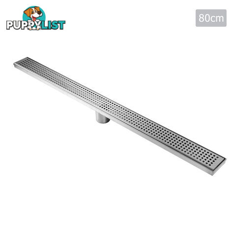 Square Stainless Steel Shower Grate Drain Floor Bathroom 800mm