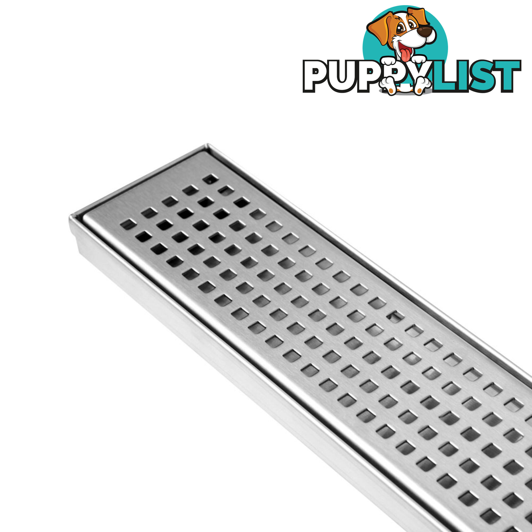 Square Stainless Steel Shower Grate Drain Floor Bathroom 800mm