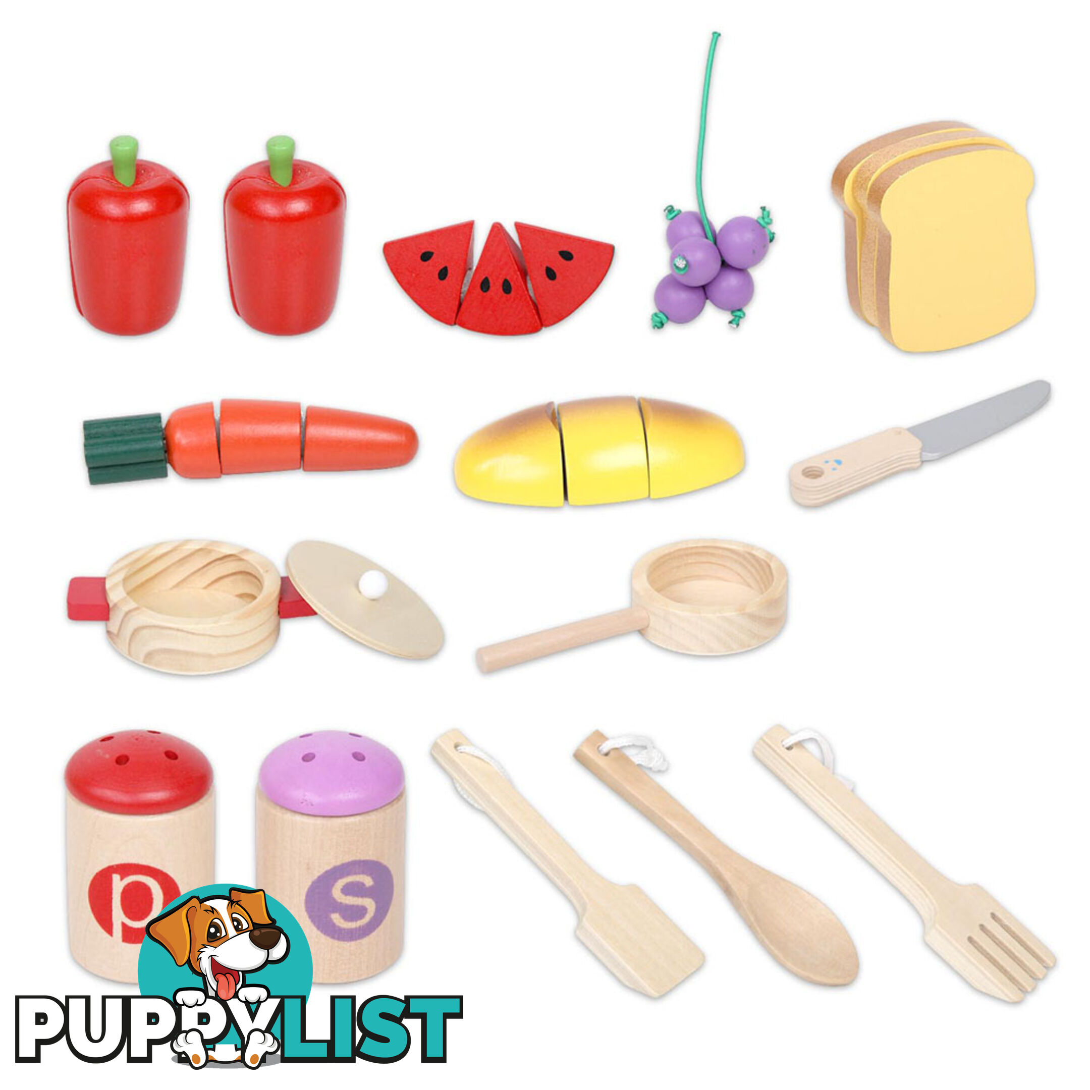 11 piece Wooden Kitchen Set